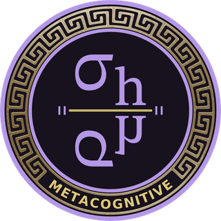 The METACOGNITIVE semaphore, whose mark survives only the top-to-bottom flip.